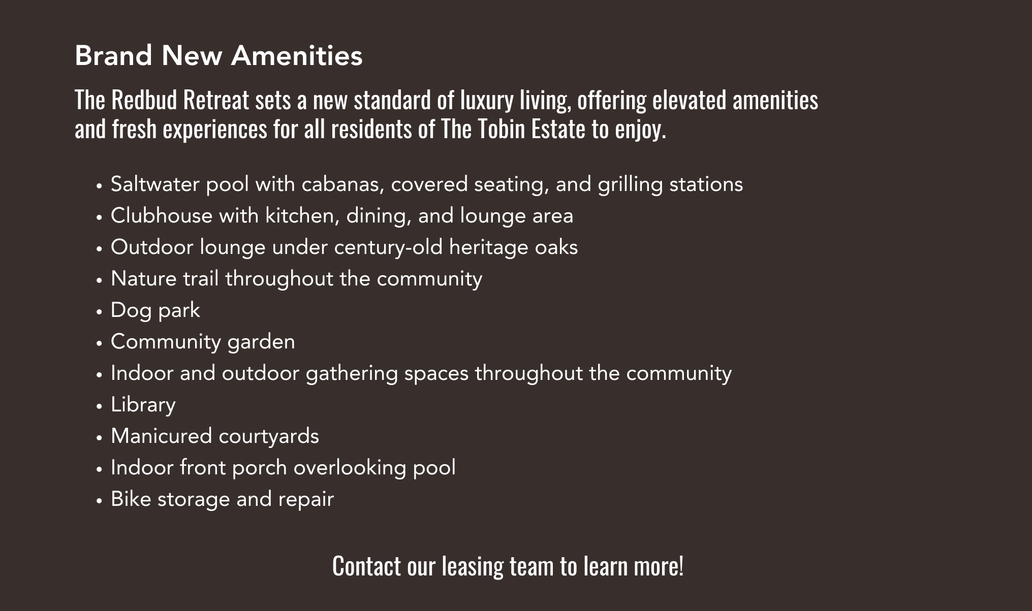 Discover Your Perfect Sanctuary at Redbud Retreat! Brand New Luxury Apartments & Amenities Coming Soon! Image 2 Discover Your Perfect Sanctuary at Redbud Retreat! Brand New Luxury Apartments & Amenities Coming Soon! Image 2